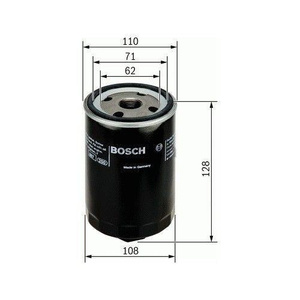 Filtr oleju P 3257 Bosch 0 451 103 257