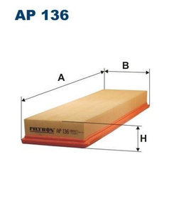 Filtr powietrza Filtron AP 136
