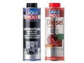 Liqui Moly Diesel Spülung 500ml + Pro-Line Motor Spülung 500ml