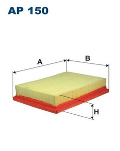 Filtr powietrza Filtron AP 150