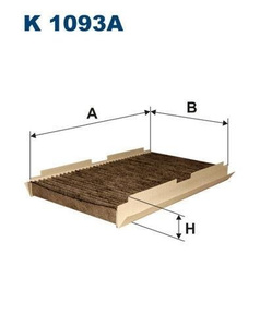 Filtr kabinowy węglowy Filtron K 1093A