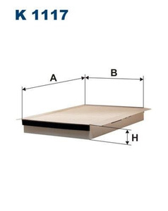 Filtr kabinowy Filtron K 1117