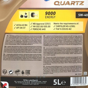 Total Quartz 9000 Energy 5W40 5L