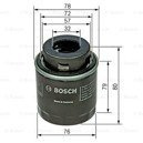 Filtr oleju P 7079 Bosch F 026 407 079