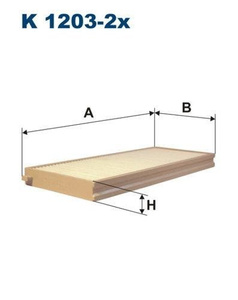 Filtr kabinowy Filtron K 1203-2x