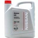 Oryginalny olej Nissan Motor Oil 5W30 C4 DPF 5L