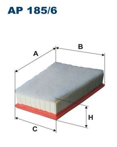 Filtr powietrza Filtron AP 185/6