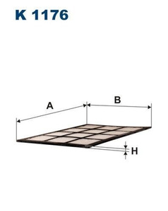 Filtr kabinowy Filtron K 1176