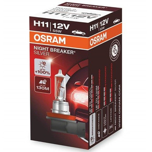 H11 Night Breaker Silver +100% Osram 64211NBS