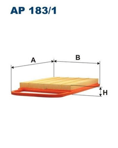 Filtr powietrza Filtron AP 183/1