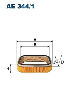 Filtr powietrza Filtron AE 344/1